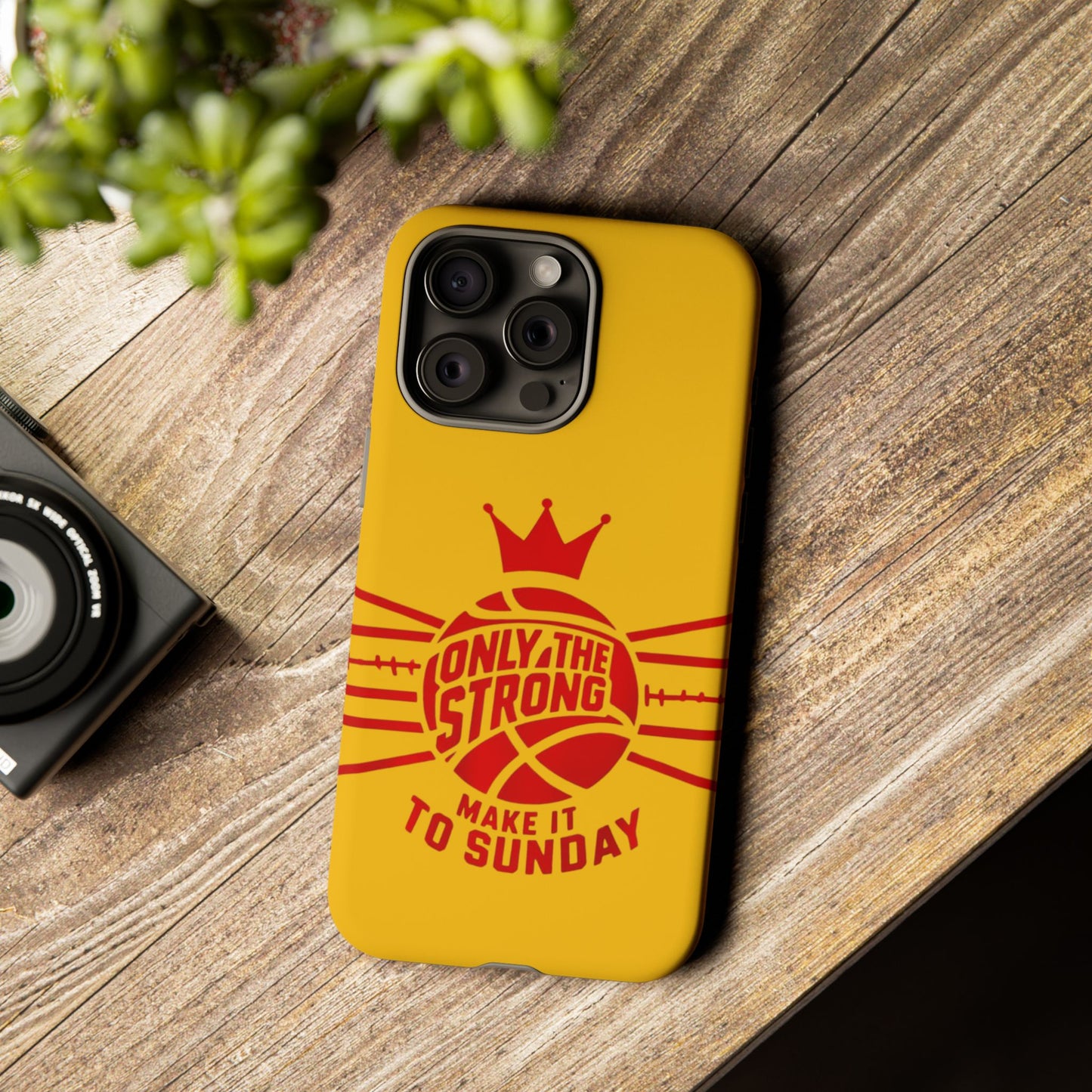 Only the Strong Make it to Sunday (yellow) - Tough Case