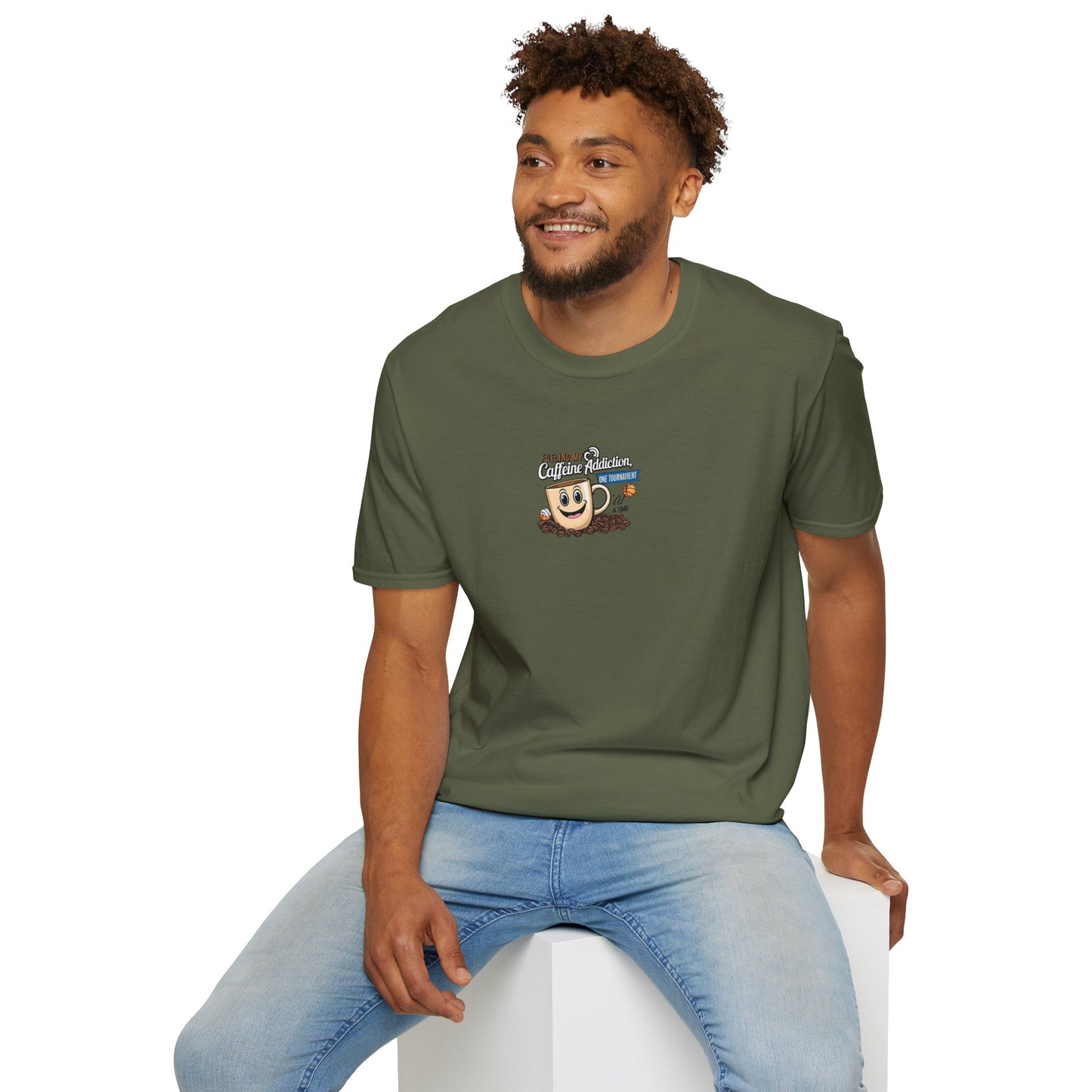 Fueling My Caffeine Addiction One Tourney at a Time - Softstyle Tee