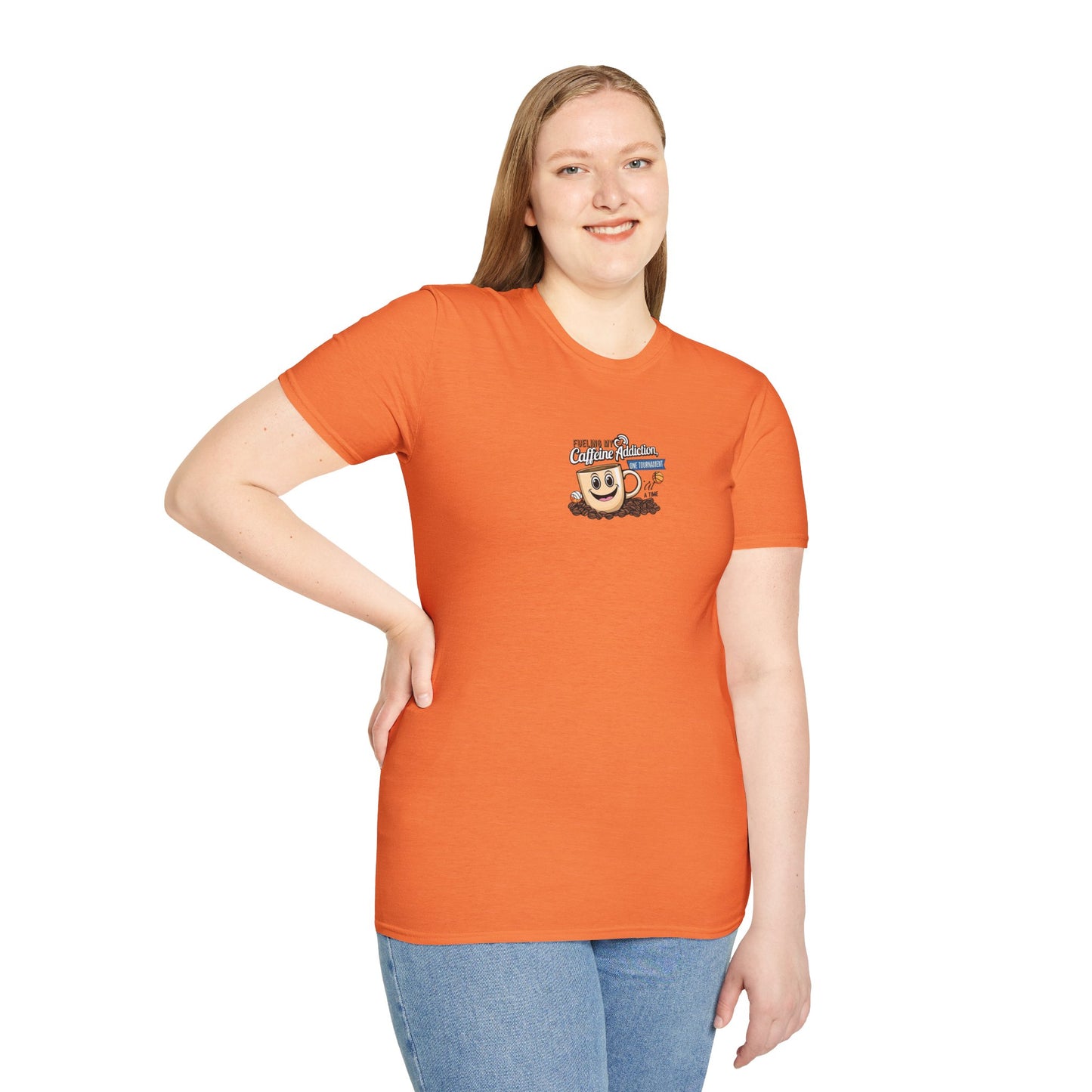 Fueling My Caffeine Addiction One Tourney at a Time - Softstyle Tee