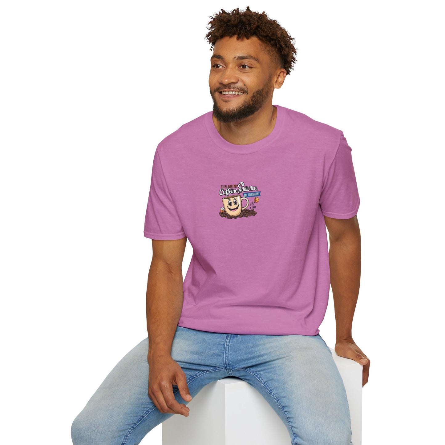Fueling My Caffeine Addiction One Tourney at a Time - Softstyle Tee