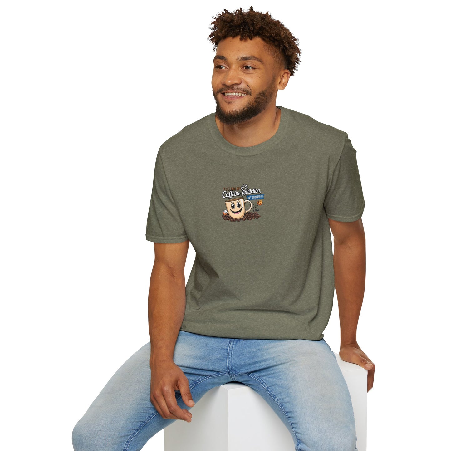 Fueling My Caffeine Addiction One Tourney at a Time - Softstyle Tee