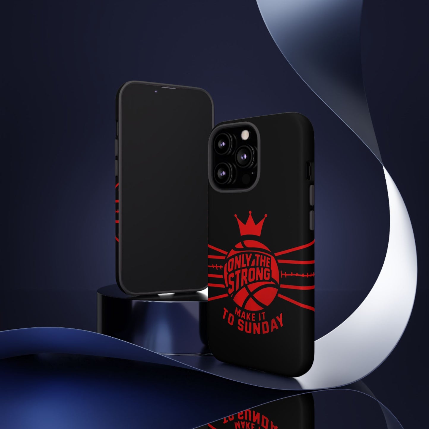 Only the Strong Make it to Sunday (black) - Tough Case