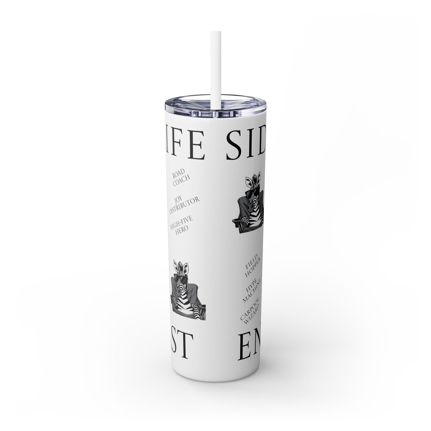 Sideline Life - 20oz Skinny Tumbler with Straw