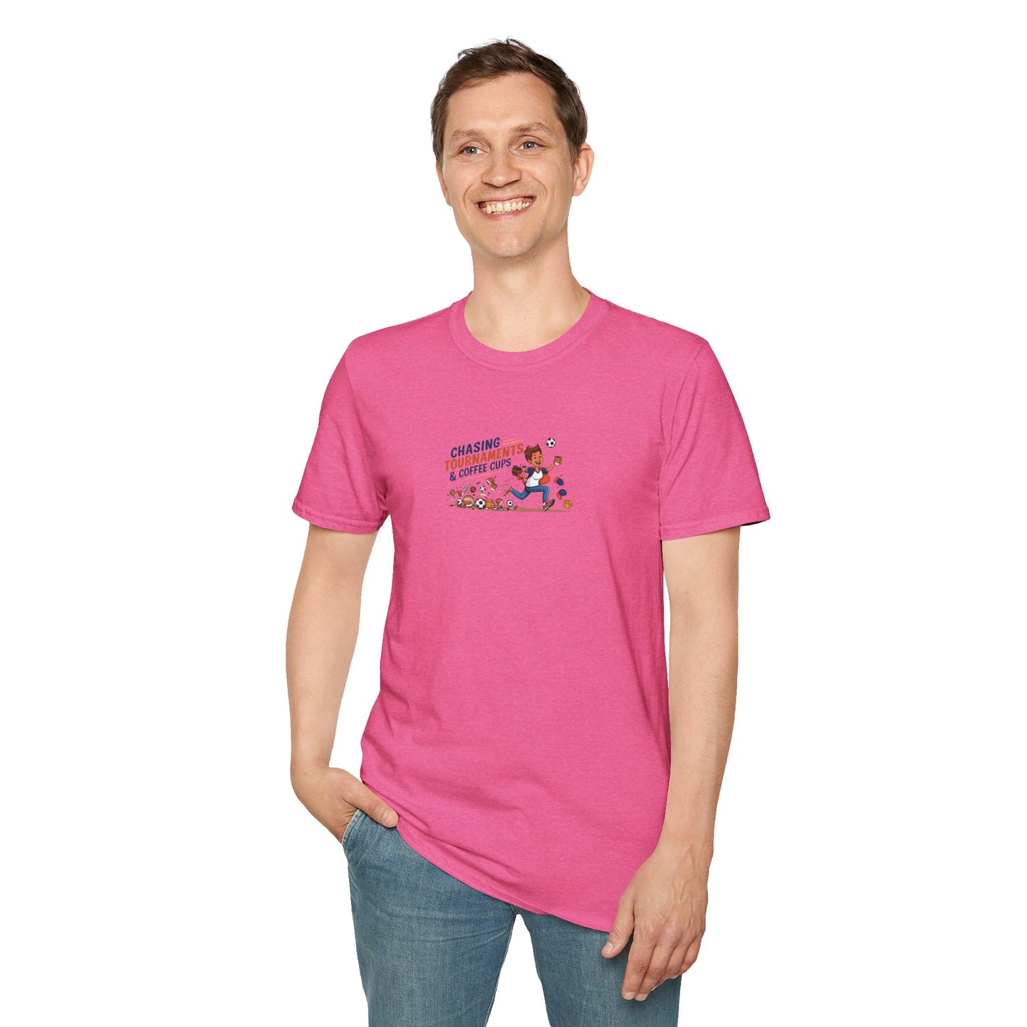 Chasing Tournaments & Coffee Cups - Softstyle Tee