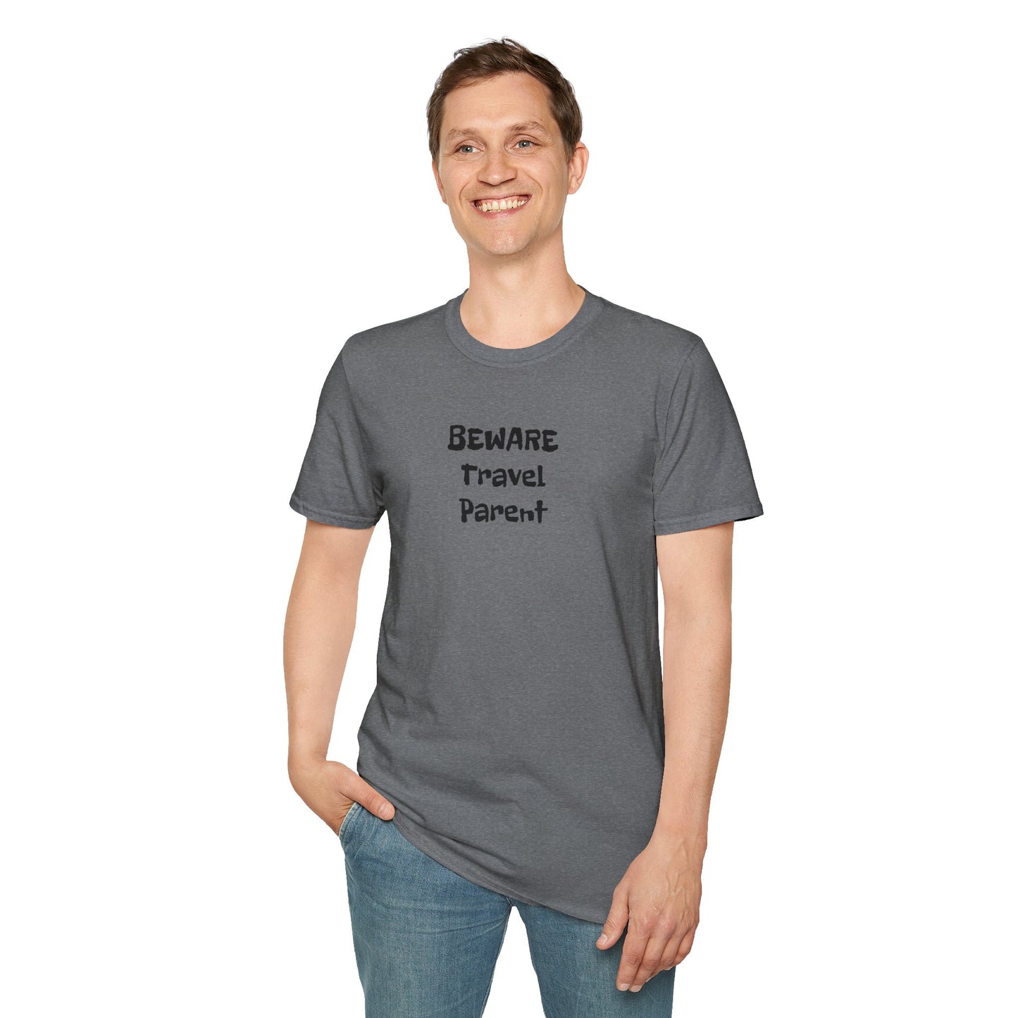 Beware Travel Parent - Sideline Softstyle Tee