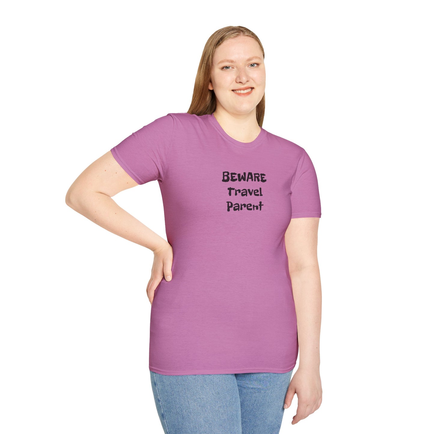 Beware Travel Parent - Sideline Softstyle Tee
