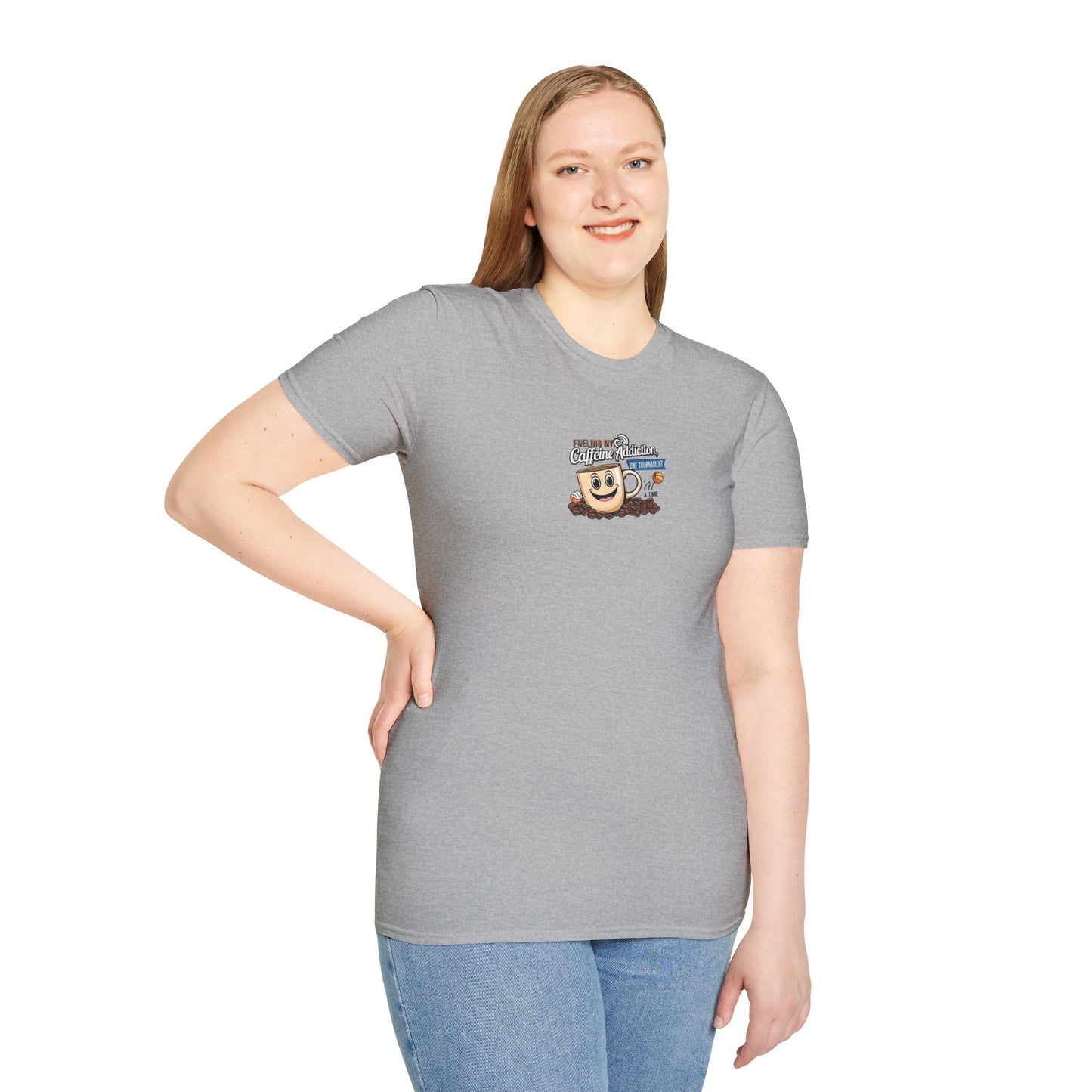 Fueling My Caffeine Addiction One Tourney at a Time - Softstyle Tee