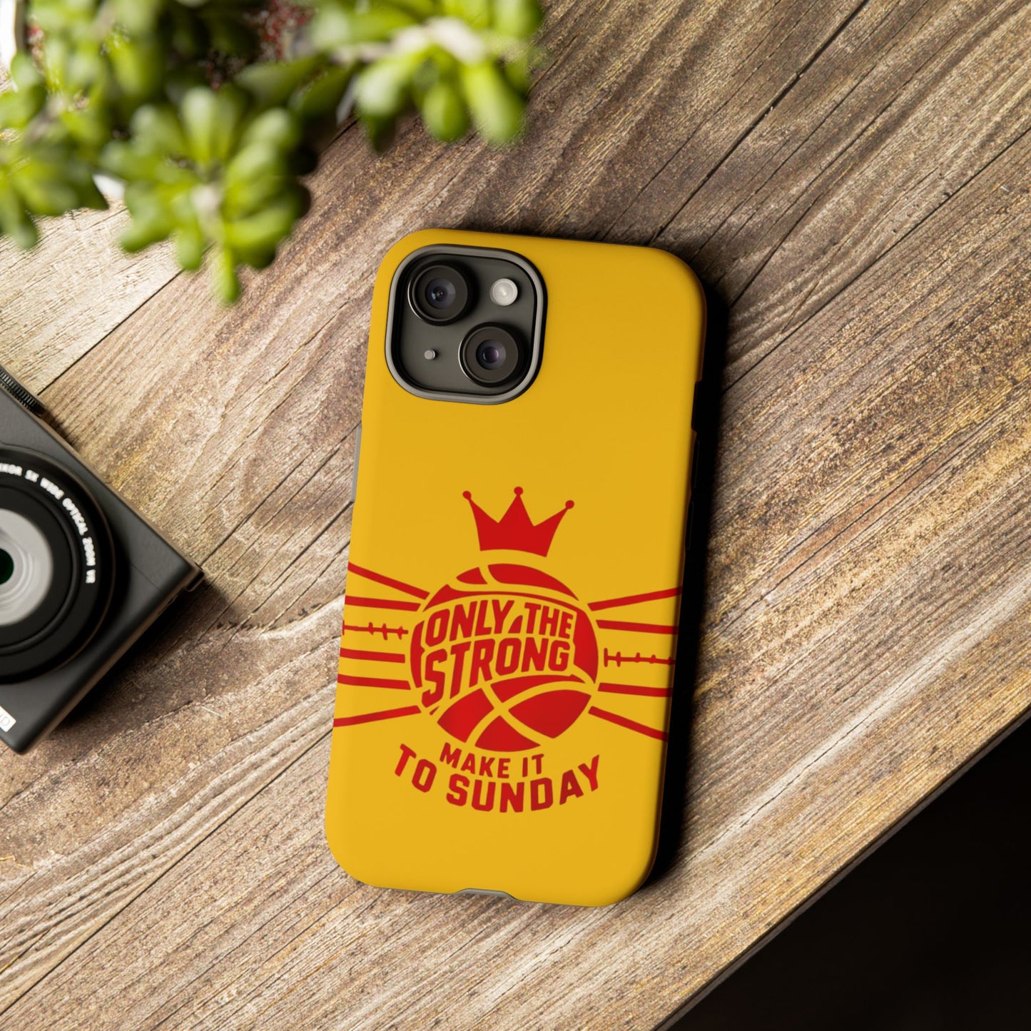 Only the Strong Make it to Sunday (yellow) - Tough Case