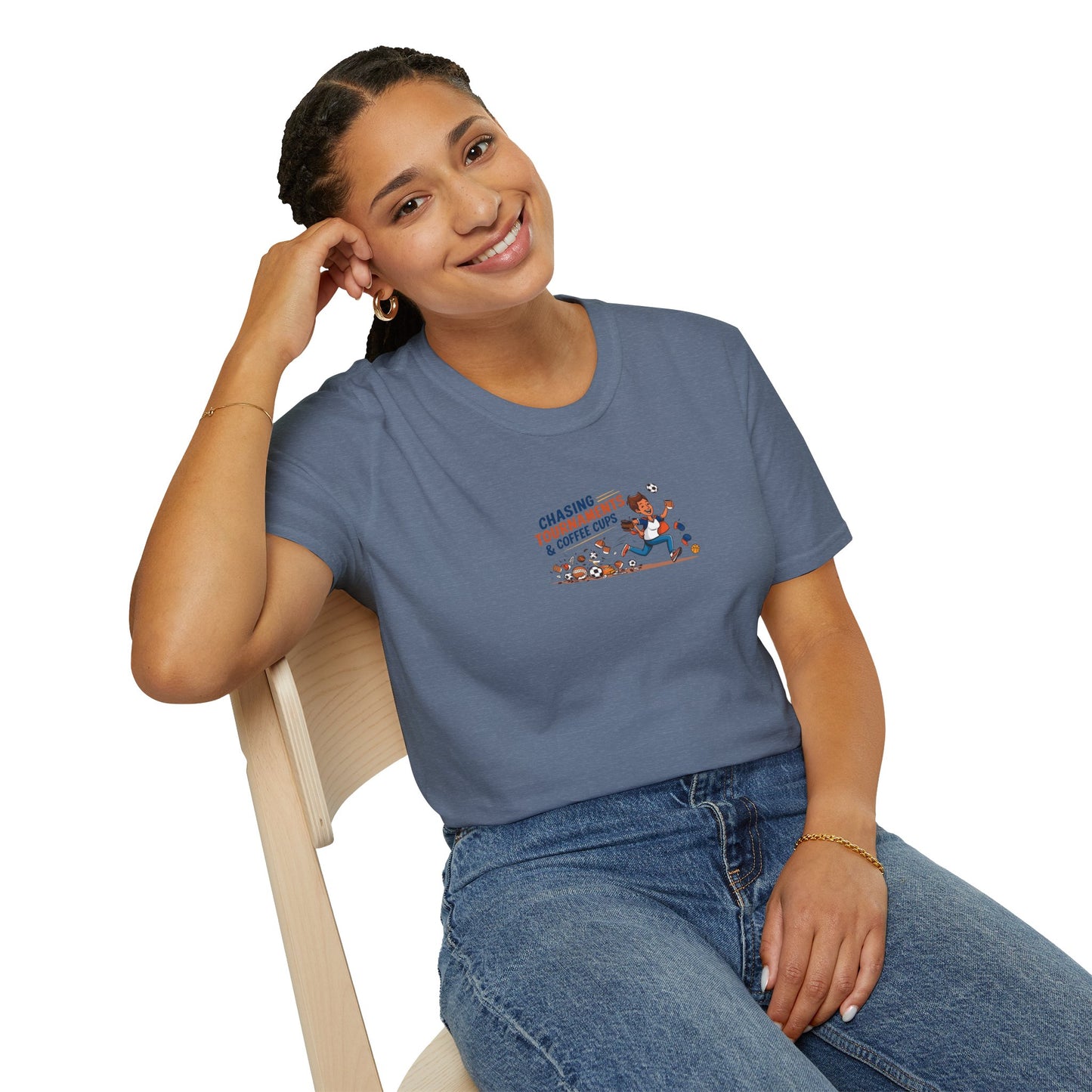 Chasing Tournaments & Coffee Cups - Softstyle Tee