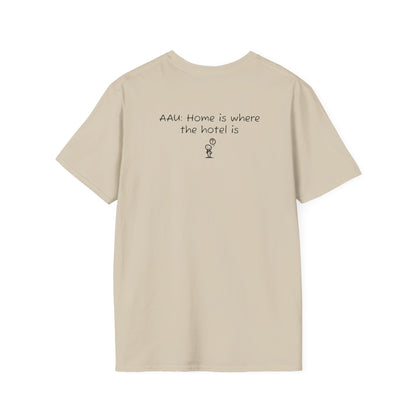 AAU: Home is where the hotel is - AAU Sideline Softstyle Tee