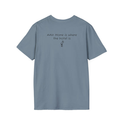 AAU: Home is where the hotel is - AAU Sideline Softstyle Tee