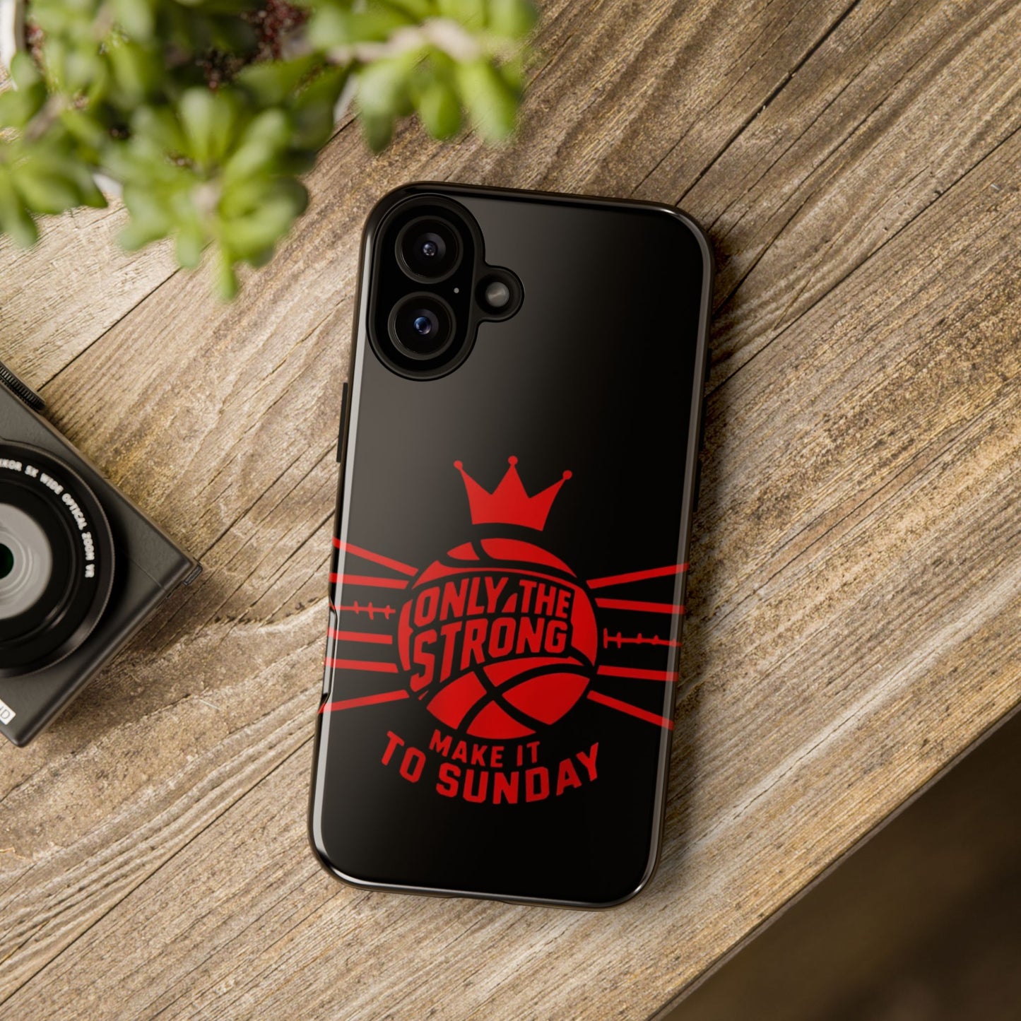 Only the Strong Make it to Sunday (black) - Tough Case