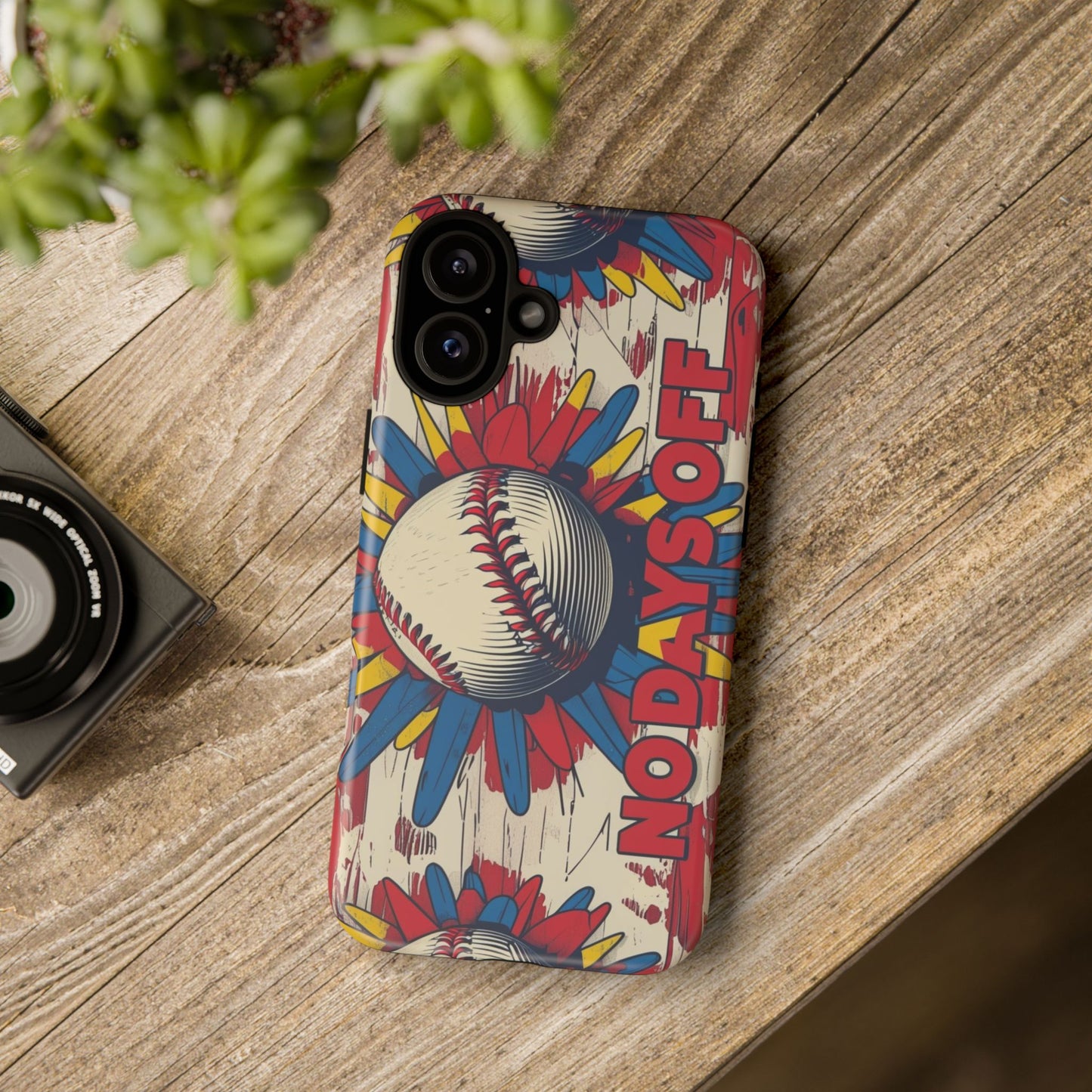 No Days Off Baseball V2- Tough Case