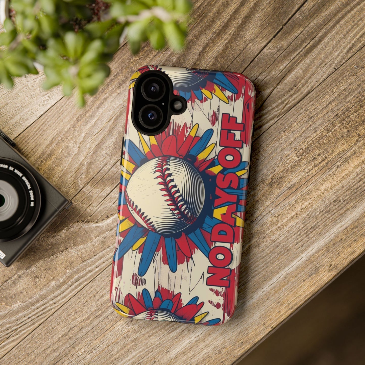 No Days Off Baseball V2- Tough Case