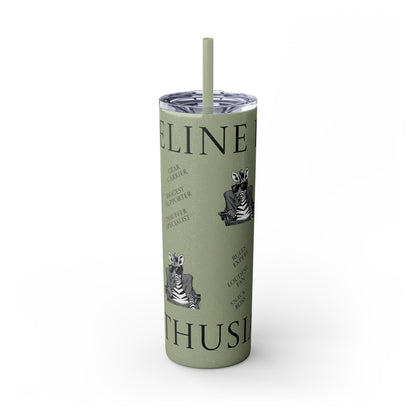 Sideline Life - 20oz Skinny Tumbler with Straw