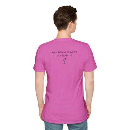AAU: Home is where the hotel is - AAU Sideline Softstyle Tee