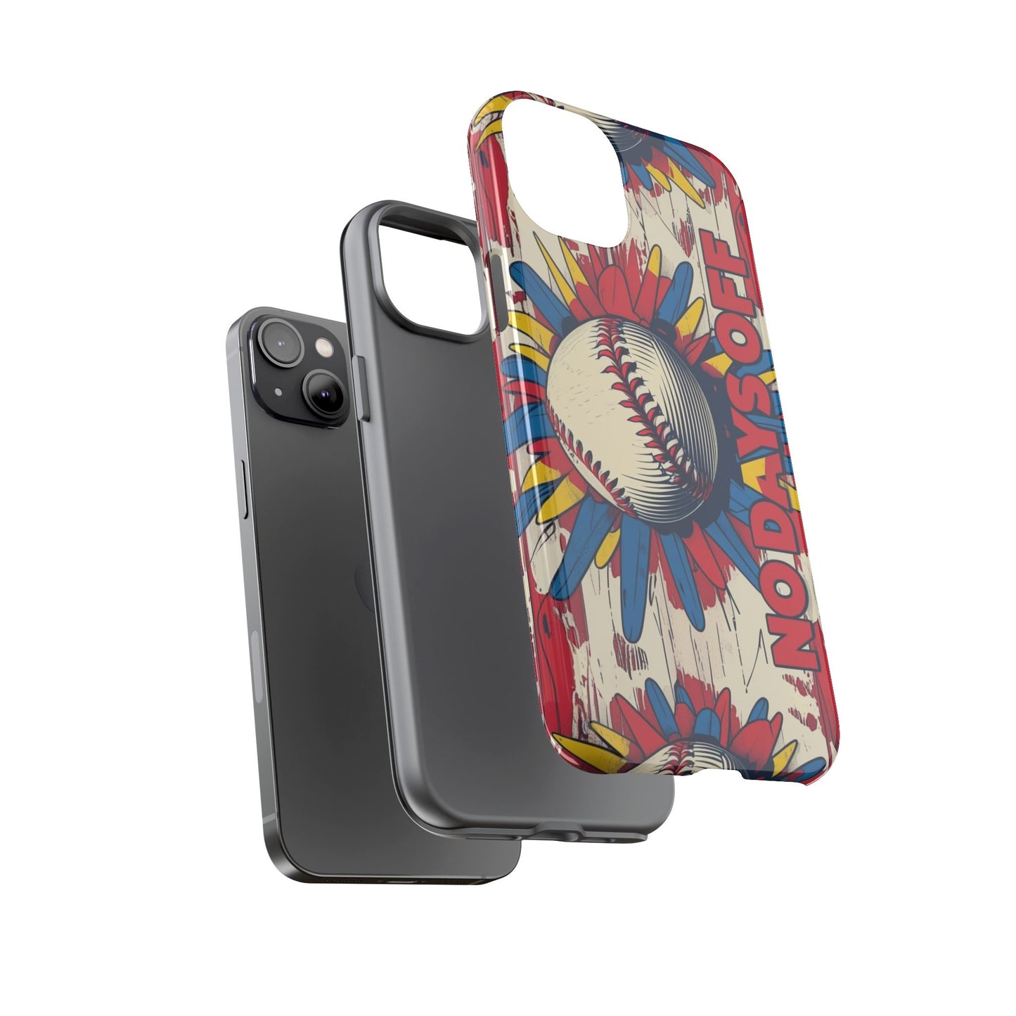 No Days Off Baseball V2- Tough Case