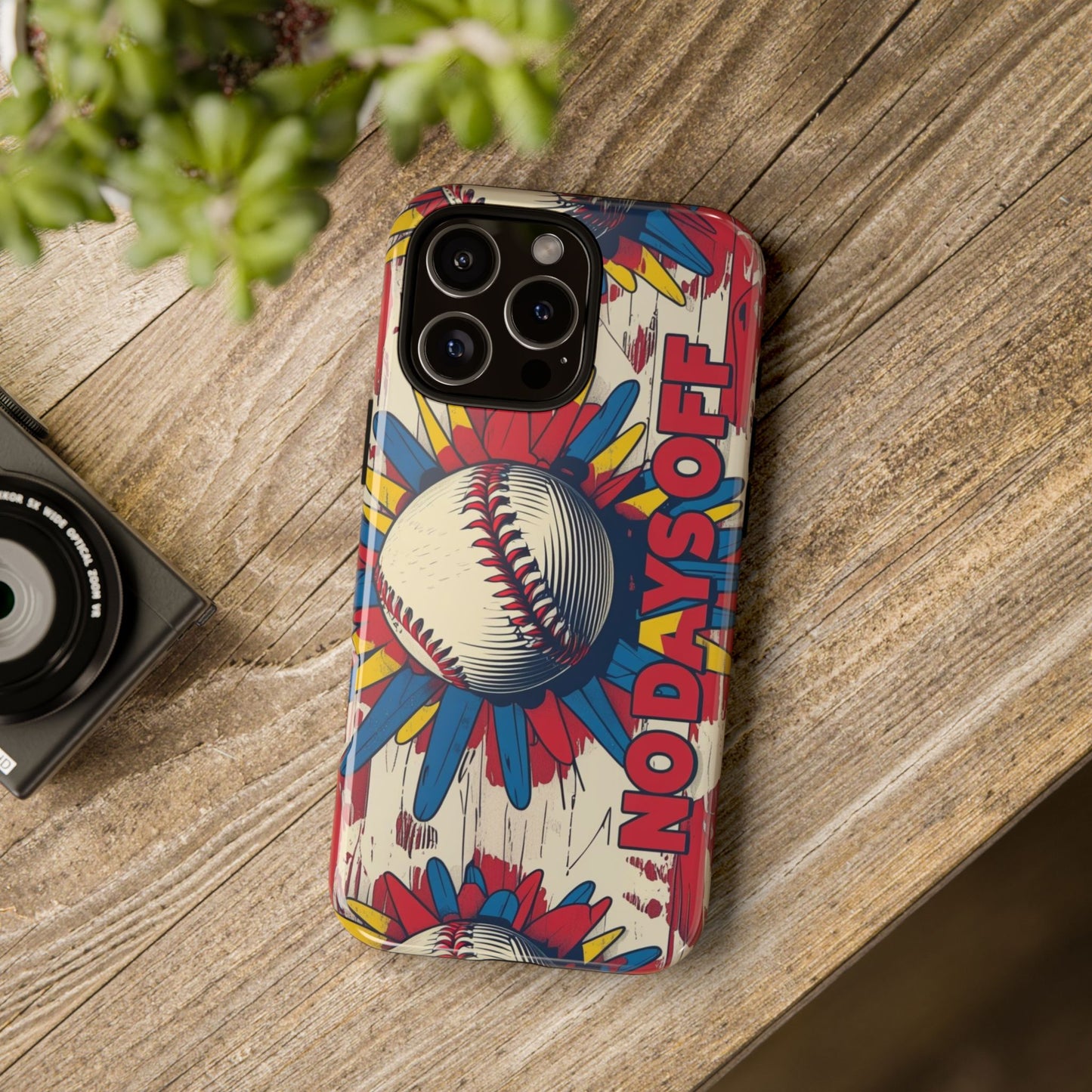 No Days Off Baseball V2- Tough Case