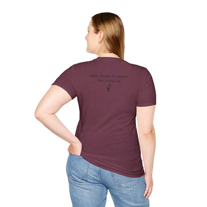 AAU: Home is where the hotel is - AAU Sideline Softstyle Tee