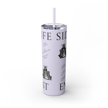 Sideline Life - 20oz Skinny Tumbler with Straw