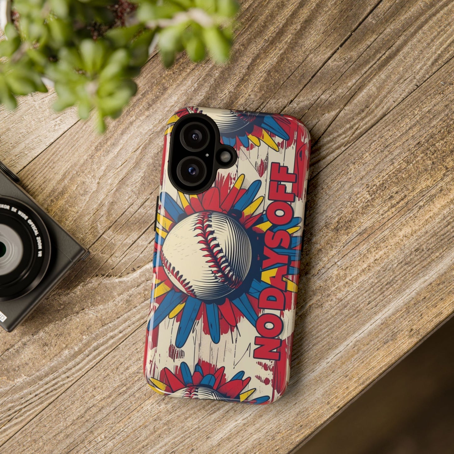 No Days Off Baseball V2- Tough Case