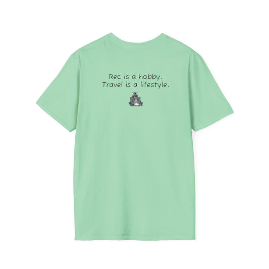 "Rec is a hobby. Travel is a lifestyle" - Sideline Softstyle Tee