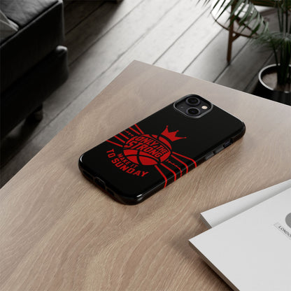 Only the Strong Make it to Sunday (black) - Tough Case
