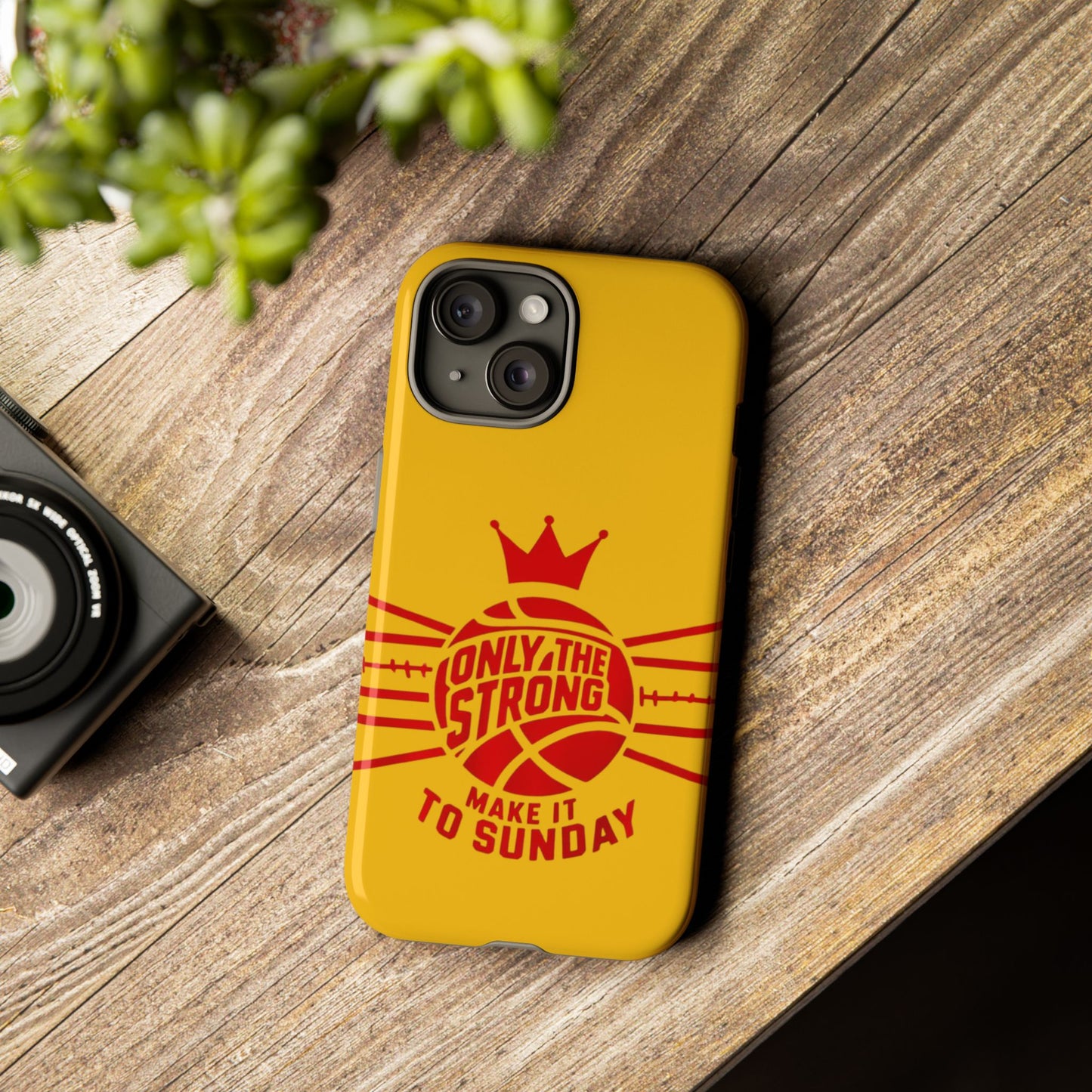 Only the Strong Make it to Sunday (yellow) - Tough Case