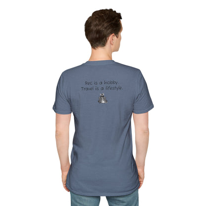 "Rec is a hobby. Travel is a lifestyle" - Sideline Softstyle Tee