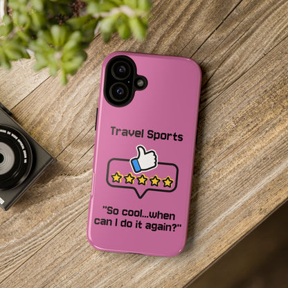 Travel Sports Five Star Review Pink - Tough Case