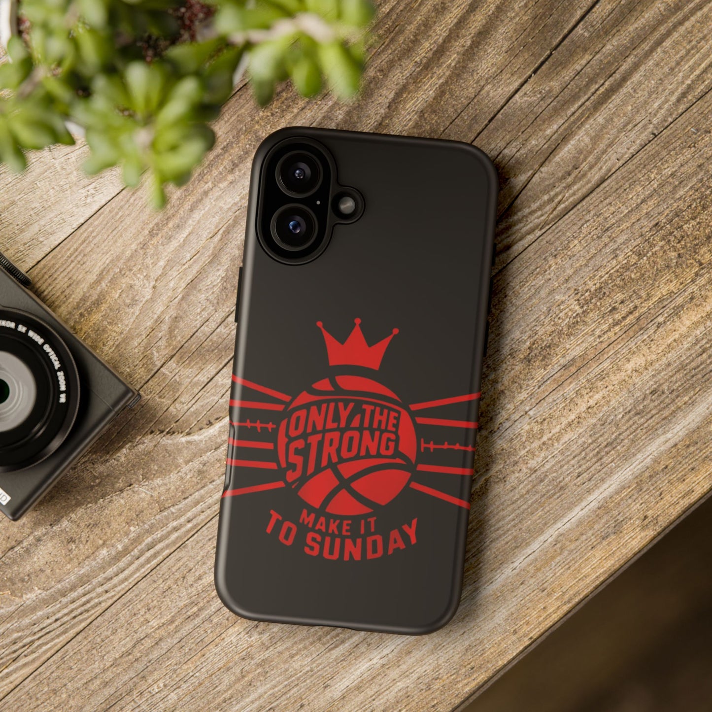 Only the Strong Make it to Sunday (black) - Tough Case
