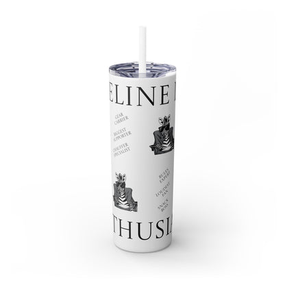 Sideline Life - 20oz Skinny Tumbler with Straw