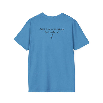 AAU: Home is where the hotel is - AAU Sideline Softstyle Tee
