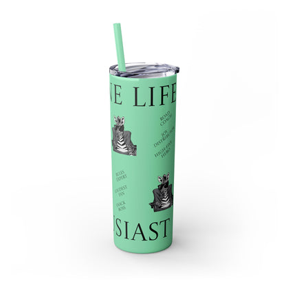 Sideline Life - 20oz Skinny Tumbler with Straw