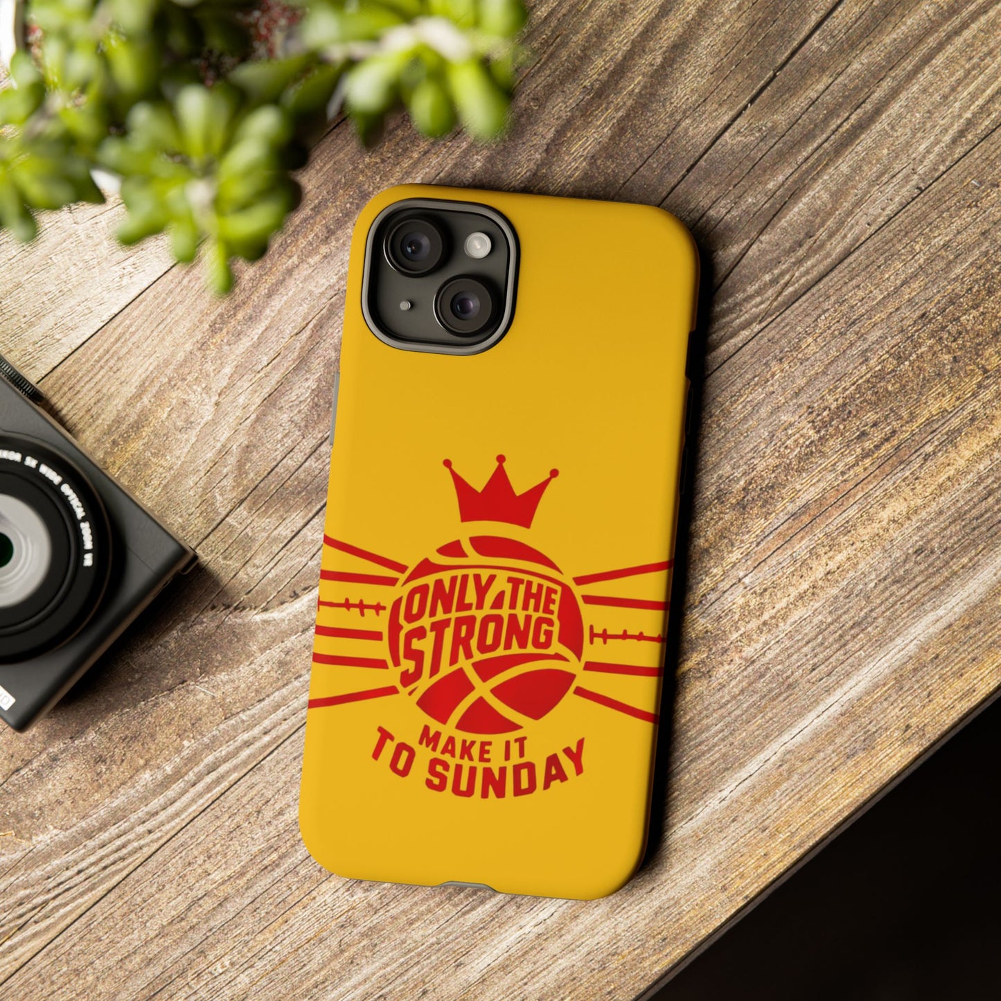 Only the Strong Make it to Sunday (yellow) - Tough Case