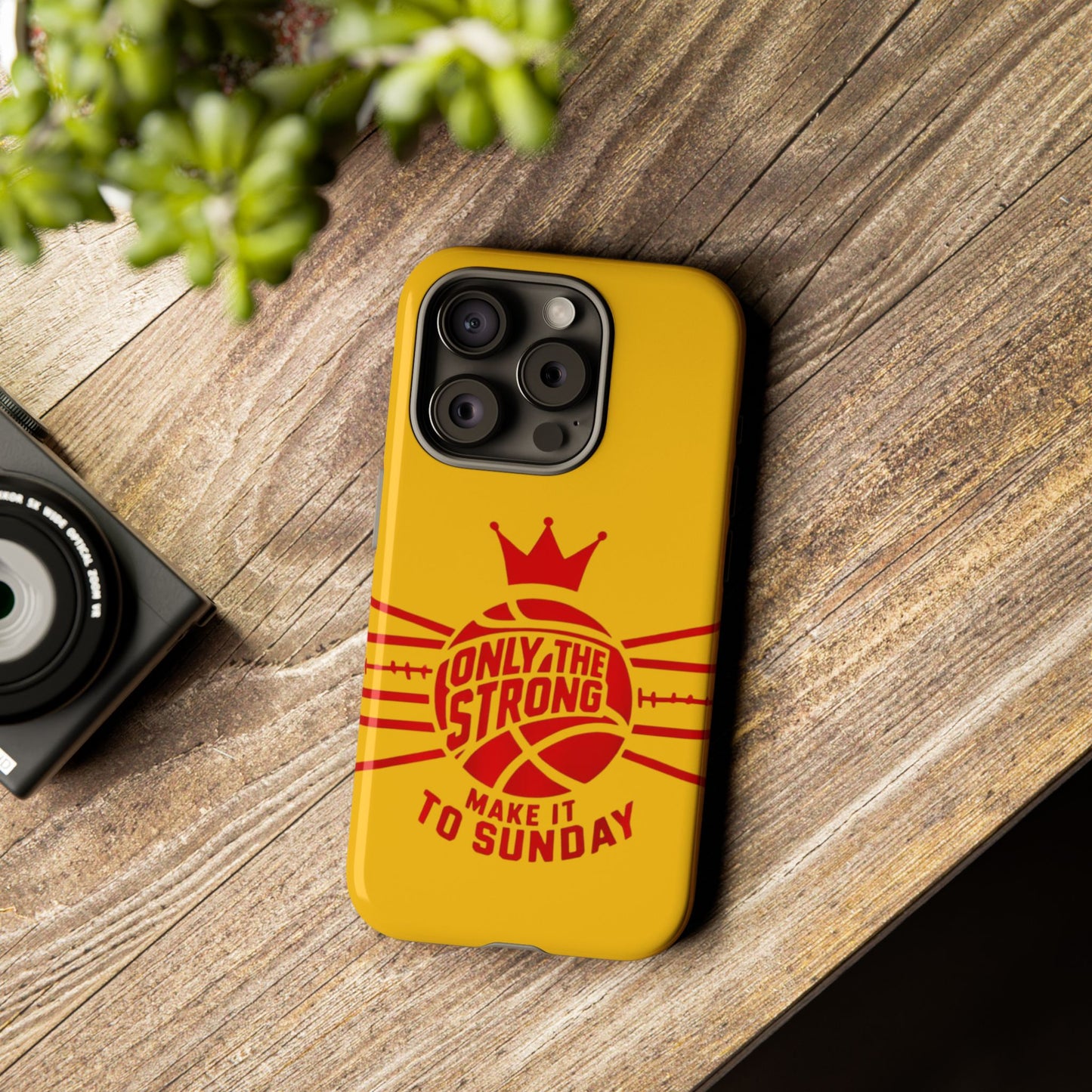 Only the Strong Make it to Sunday (yellow) - Tough Case