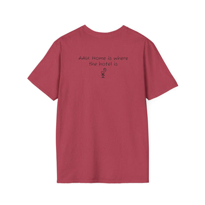 AAU: Home is where the hotel is - AAU Sideline Softstyle Tee