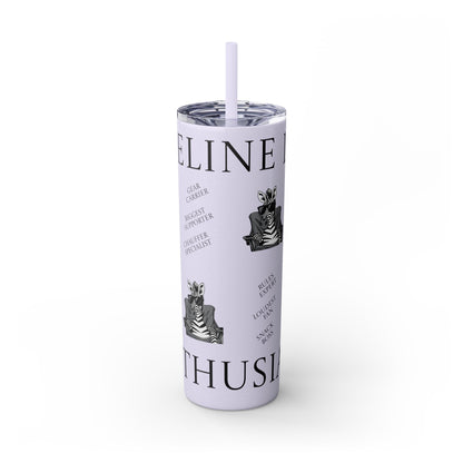 Sideline Life - 20oz Skinny Tumbler with Straw
