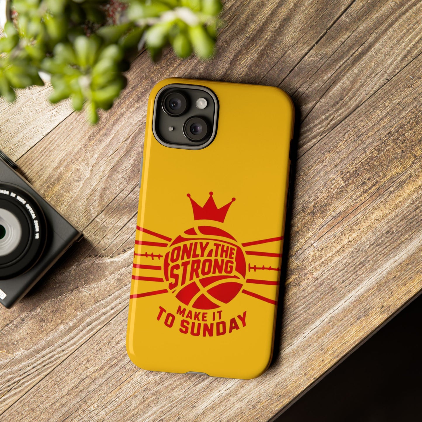 Only the Strong Make it to Sunday (yellow) - Tough Case