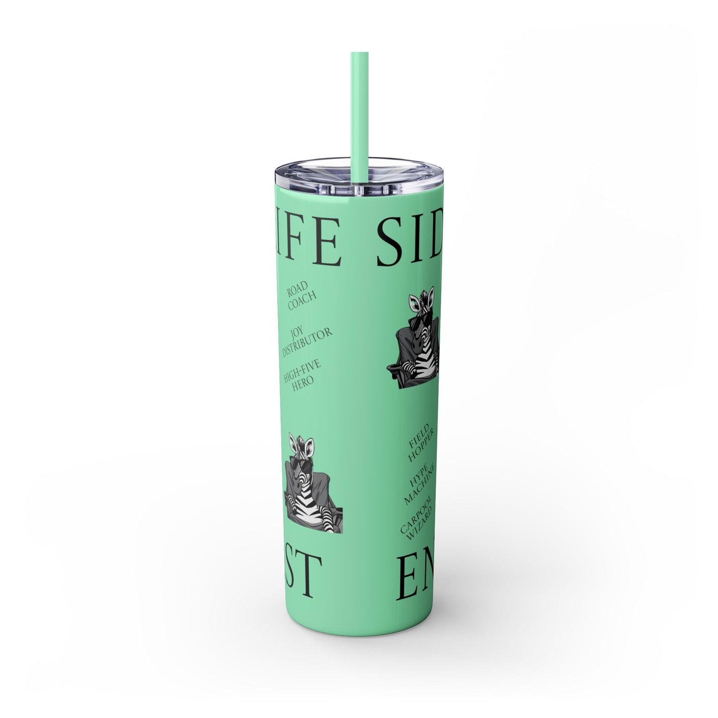 Sideline Life - 20oz Skinny Tumbler with Straw
