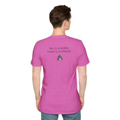 "Rec is a hobby. Travel is a lifestyle" - Sideline Softstyle Tee