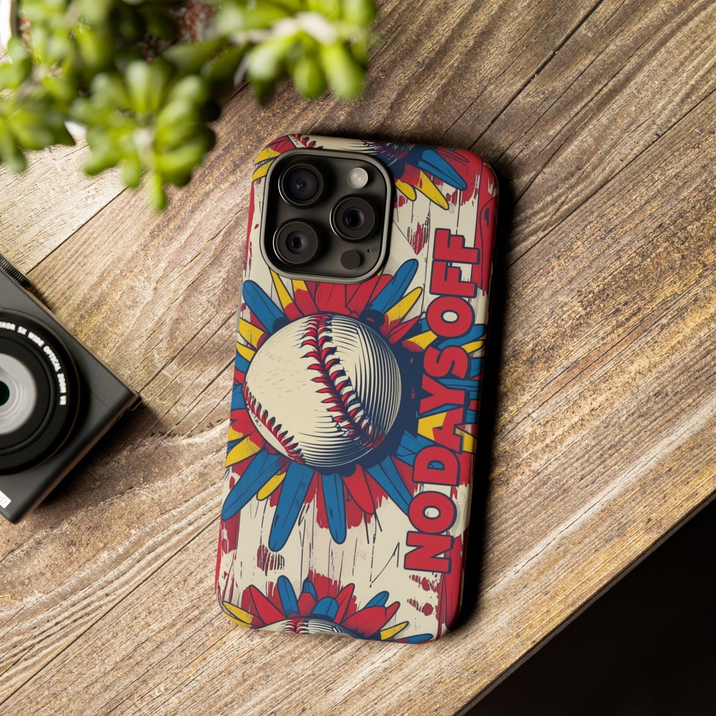 No Days Off Baseball V2- Tough Case
