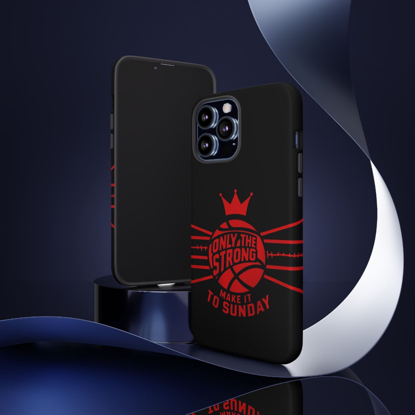 Only the Strong Make it to Sunday (black) - Tough Case