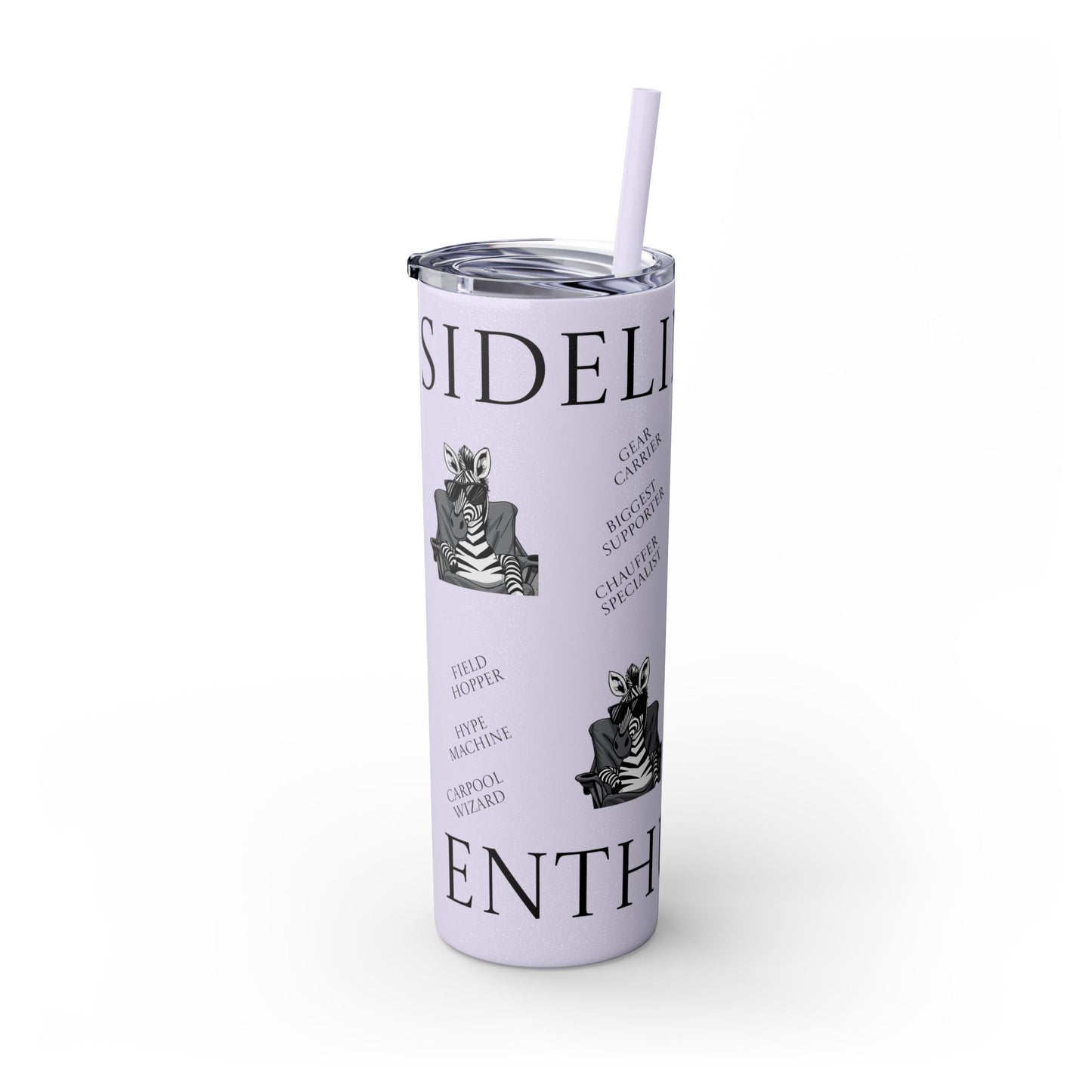 Sideline Life - 20oz Skinny Tumbler with Straw