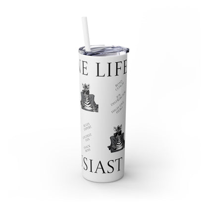 Sideline Life - 20oz Skinny Tumbler with Straw