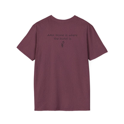 AAU: Home is where the hotel is - AAU Sideline Softstyle Tee