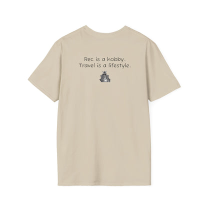 "Rec is a hobby. Travel is a lifestyle" - Sideline Softstyle Tee