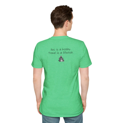 "Rec is a hobby. Travel is a lifestyle" - Sideline Softstyle Tee