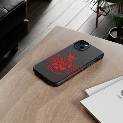 Only the Strong Make it to Sunday (black) - Tough Case
