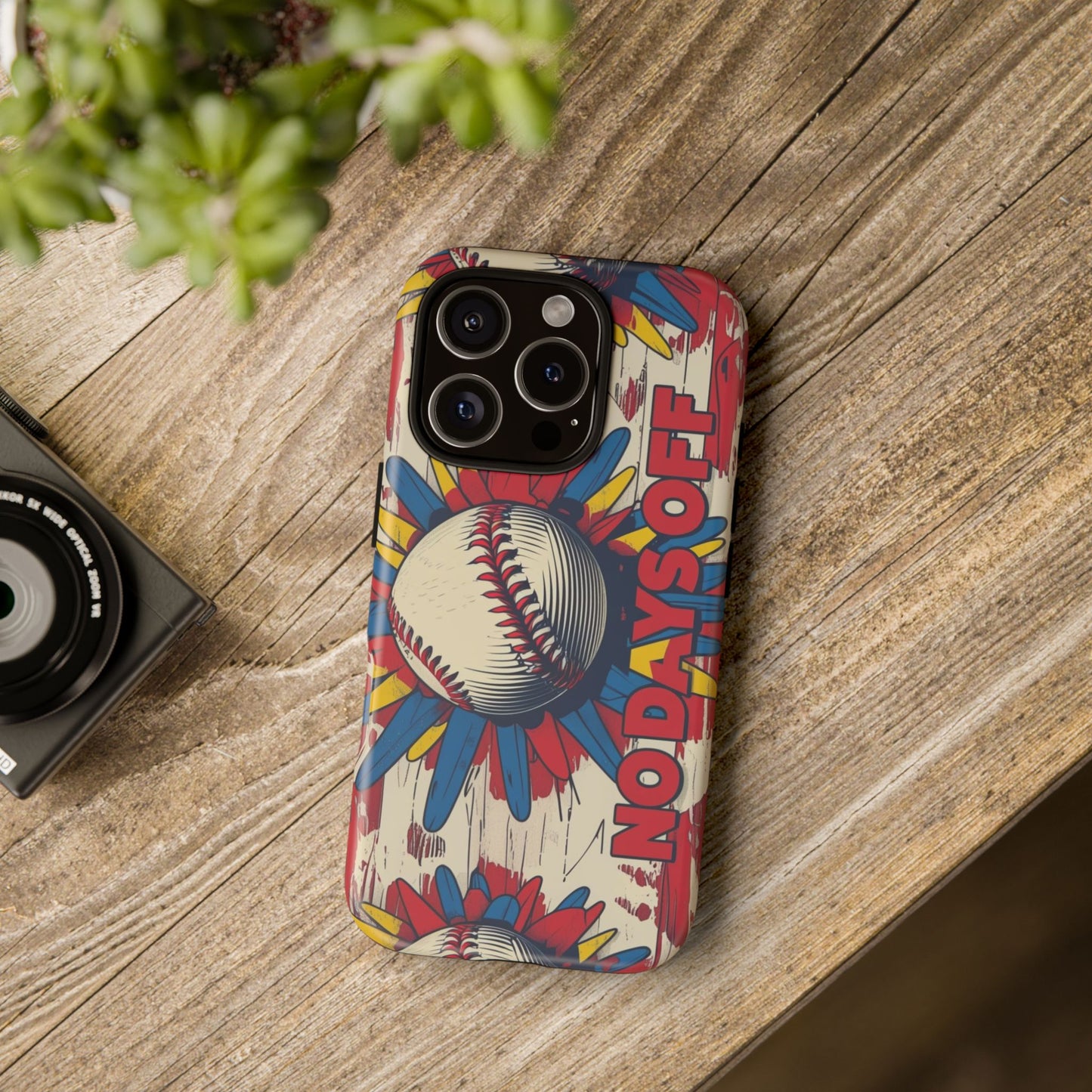 No Days Off Baseball V2- Tough Case